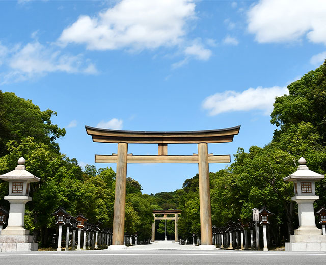 朝散步橿原神宫