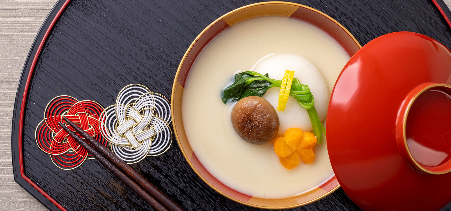 Enjoy the local tradition-Soba and zoni from around 22 hotels will be offered at dinner and breakfast from December 31 to January 3-