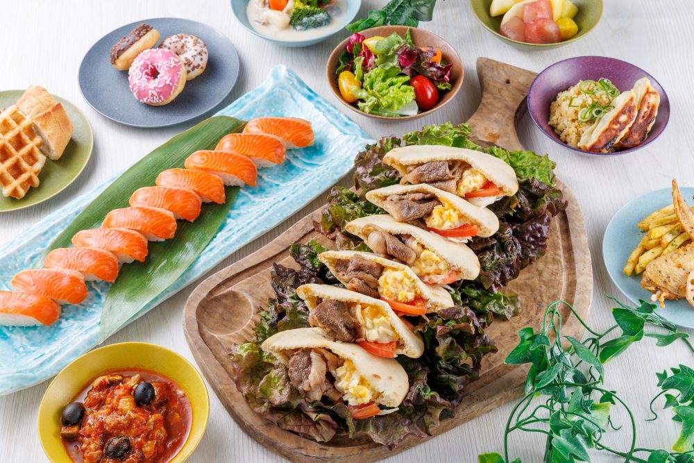 Spring buffet to enjoy in Tottori Oyama