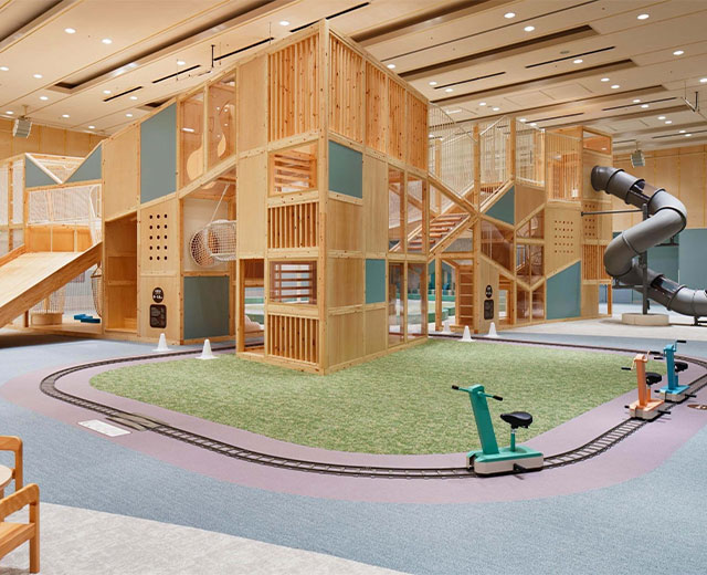 All-weather kids space "Mori no 8"