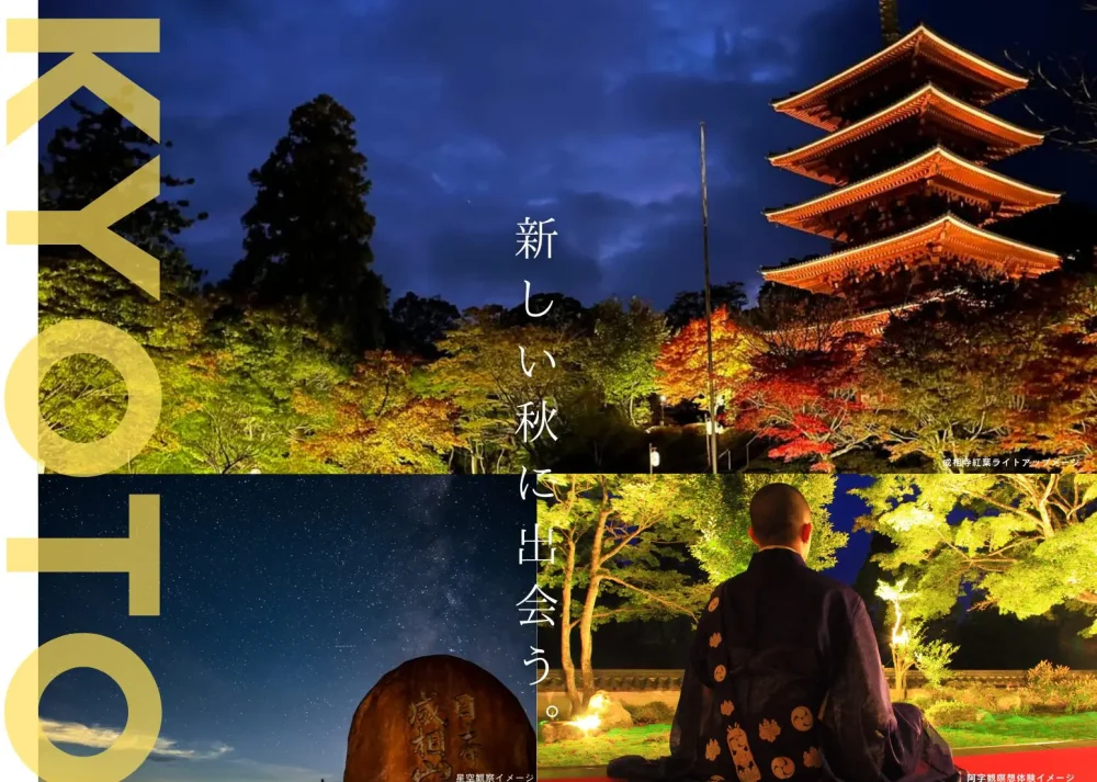 【紅葉イベント・送迎付き】心トトノウ 宵の阿字観瞑想と星空ツアー